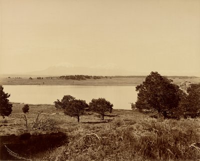 Lago Miriam, laghi di Leven e Spanish Peaks da William Henry Jackson
