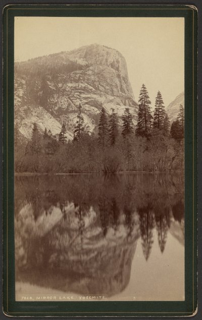 Lago Mirror. Yosemite. da William Henry Jackson