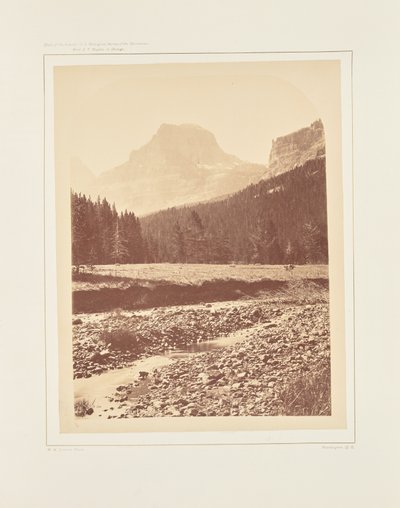 Palace Butte, presso il monte Blackmore da William Henry Jackson