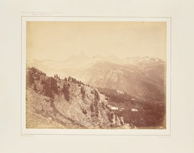 Vista panoramica sulla catena del Téton da William Henry Jackson