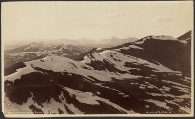 Catena del Saguache dal Mount Ouray da William Henry Jackson
