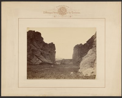 La bella porta -- Giardino degli Dei, Colorado da William Henry Jackson