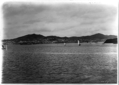 Vladivostok - vista panoramica dal porto da William Henry Jackson