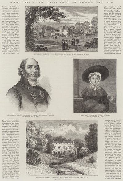 Anno del Giubileo del Regno della Regina, la prima vita di Sua Maestà da William Henry James Boot