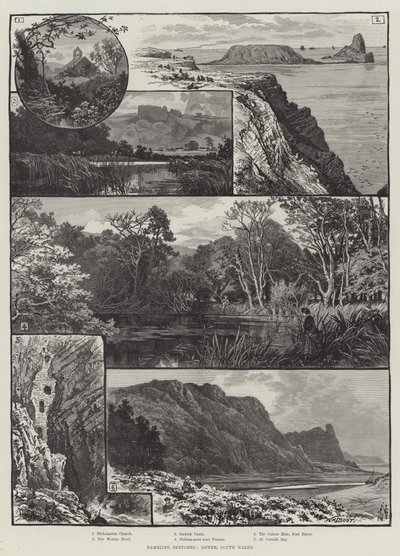 Schizzi Vagabondi, Gower, Galles del Sud da William Henry James Boot
