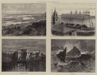 Schizzi alle Bermuda da William Henry James Boot