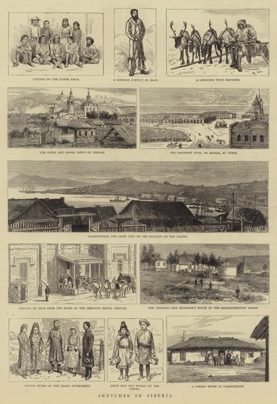 Schizzi in Siberia da William Henry James Boot