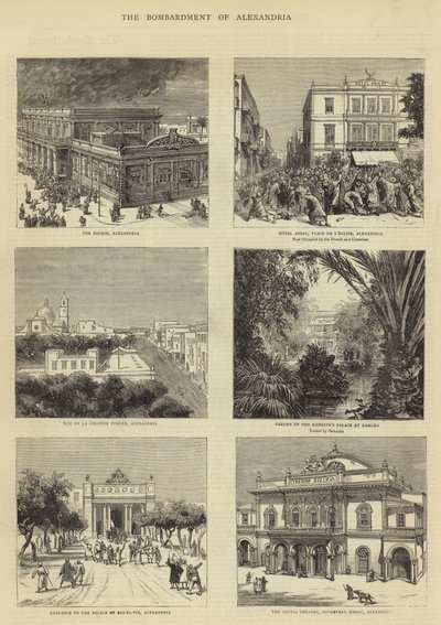Il bombardamento di Alessandria da William Henry James Boot