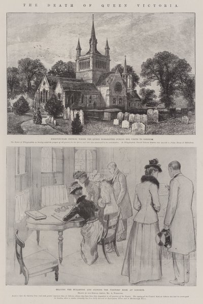 La morte della regina Vittoria da William Henry James Boot