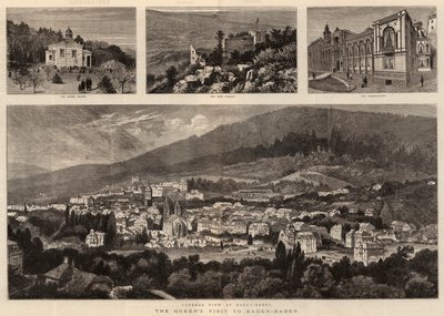 La visita della regina a Baden-Baden da William Henry James Boot