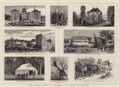 La recente visita del Duca di Albany in Germania da William Henry James Boot