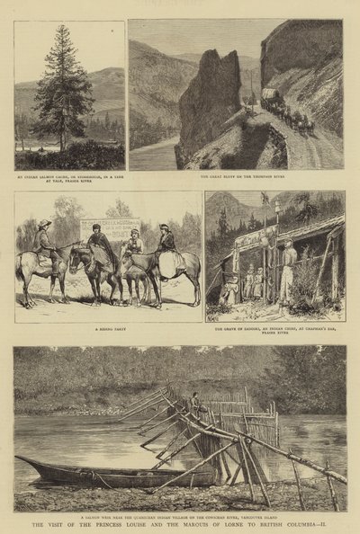 La visita della Principessa Louise e del Marchese di Lorne in British Columbia, II da William Henry James Boot