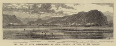 La guerra in Sud America, vista di Arica, recentemente catturata dai cileni da William Henry James Boot