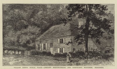 Luogo di sepoltura di William Penn, casa di riunione e cimitero di Jordans, Ruscombe, Berkshire da William Henry James Boot
