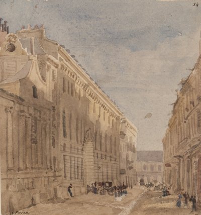 Inizio delle scuderie reali, Parigi, c.1828 da William Henry Lake Price