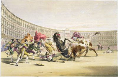 Il picador in pericolo, 1865 da William Henry Lake Price