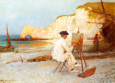 Un pittore al mare da William Henry Lippincott
