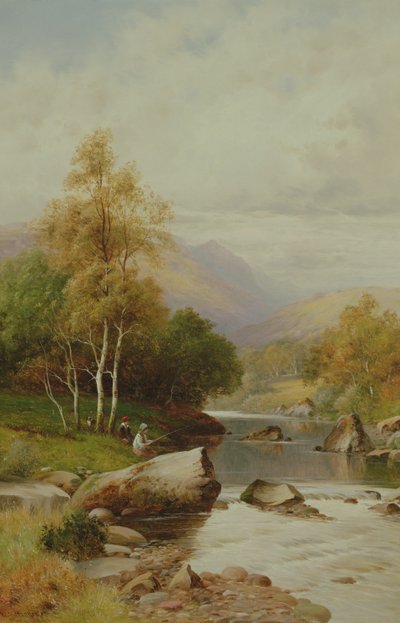 Un angolo tranquillo nella valle di Festiniog, Galles, 1909 da William Henry Mander