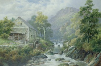 Vecchio Mulino Abbandonato, Dolgelly da William Henry Mander