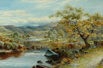 La valle di Lledr, Capel Curig da William Henry Mander