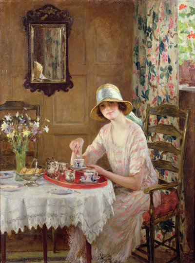 Tè del pomeriggio da William Henry Margetson