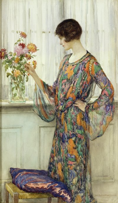 Disporre i fiori da William Henry Margetson