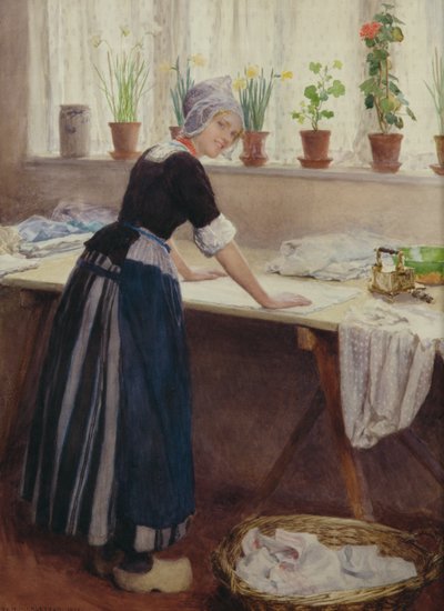 La lavandaia da William Henry Margetson