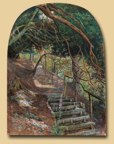 Passi in un giardino da William Henry Millais