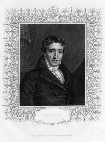 Emmanuel Joseph Sieyès 1748-1836, abate e statista francese, XIX secolo da William Henry Mote