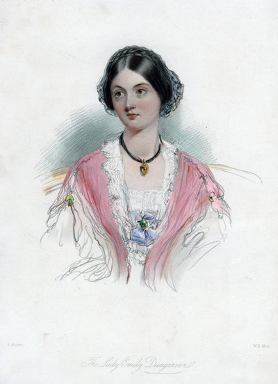 Lady Emily Dungarvon, XIX secolo da William Henry Mote