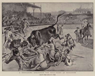 Uno spettacolo degradante, la corrida a Boulogne da William Henry Pike