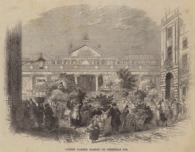 Mercato di Covent Garden alla Vigilia di Natale da William Henry Pike