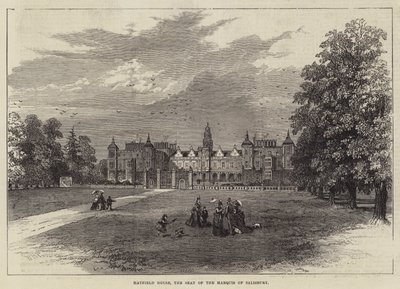 Hatfield House, la residenza del Marchese di Salisbury da William Henry Pike