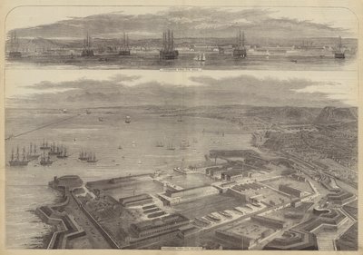 Schizzi di Cherbourg da William Henry Prior