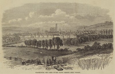Weissenburg, la scena della prima vittoria del principe ereditario da William Henry Prior