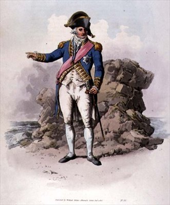 Ammiraglio in uniforme completa, con l