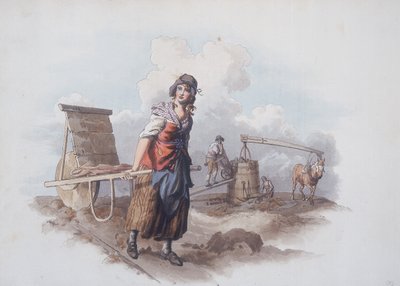 Fabbricante di mattoni, 1808 da William Henry Pyne