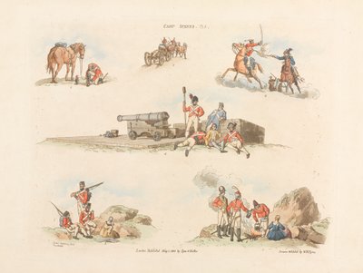 Scene di campo, 1803 da William Henry Pyne