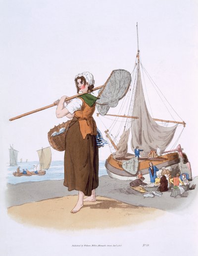 Pescatrice di gamberetti, da 