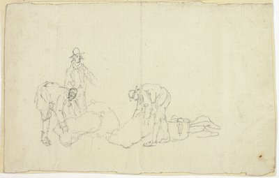 Figure con merci di mercato da William Henry Pyne