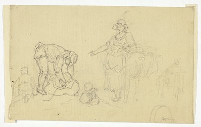 Contadini con animale da soma da William Henry Pyne
