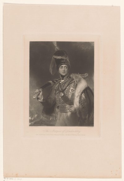 Ritratto di Charles William Vane vestito come Charles William Stewart (Il Marchese di Londonderry, titolo sull