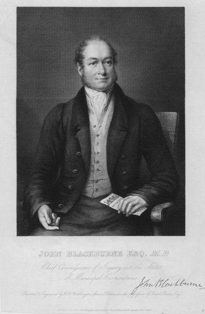 John Blackburne, politico inglese, deputato per Huddersfield e capo commissario dell