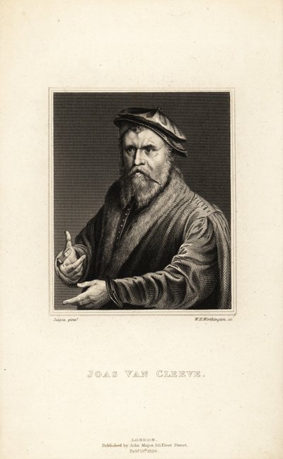 Ritratto di Joos van Cleve da William Henry Worthington
