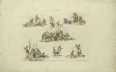 Scene di campo da William Henry after Pyne