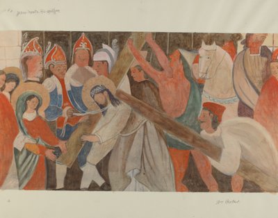 Stazione della Croce n. 4: Gesù incontra sua madre, c. 1936 da William Herbert