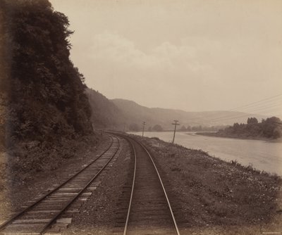Curva di Hemlock Run, vicino a Towanda, c. 1895 (foto) da William Herman Rau