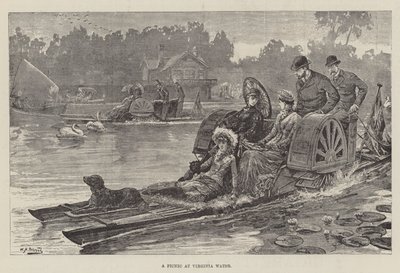 Un picnic a Virginia Water da William Heysham Overend