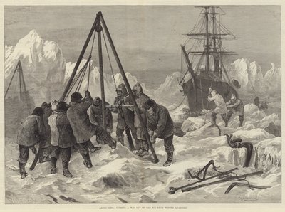 Vita artica, aprendo una via dal ghiaccio dai quartieri invernali da William Heysham Overend