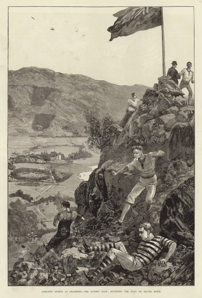 Sport atletici a Grasmere da William Heysham Overend